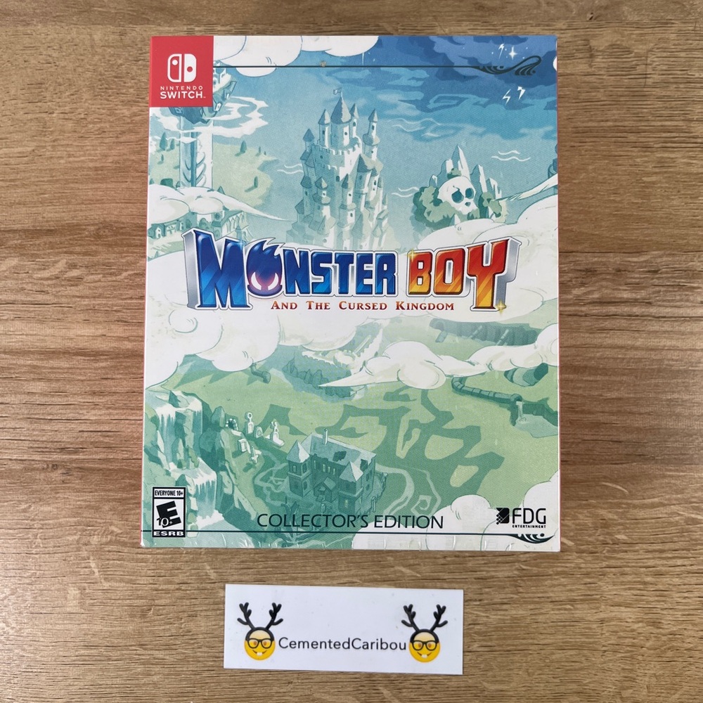 Monster Boy and the Cursed Kingdom Nintendo Switch Collectors Edition NEW SEALED